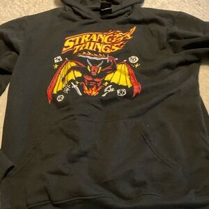 “Stranger Thing” Black Hoodie medium